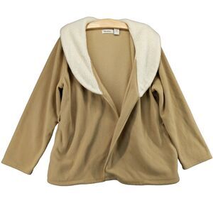 Lord Daniel Sportswear Le Moda Cape Poncho Open Front Womens Size 2XL Tan